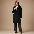 Loovay Dorelle Lange Teddyjas met Reverskraag