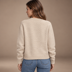 Loovay Maurelle Gebreid Vest met Knopen