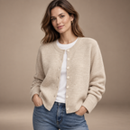 Loovay Maurelle Gebreid Vest met Knopen