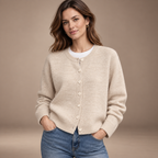 Loovay Maurelle Gebreid Vest met Knopen