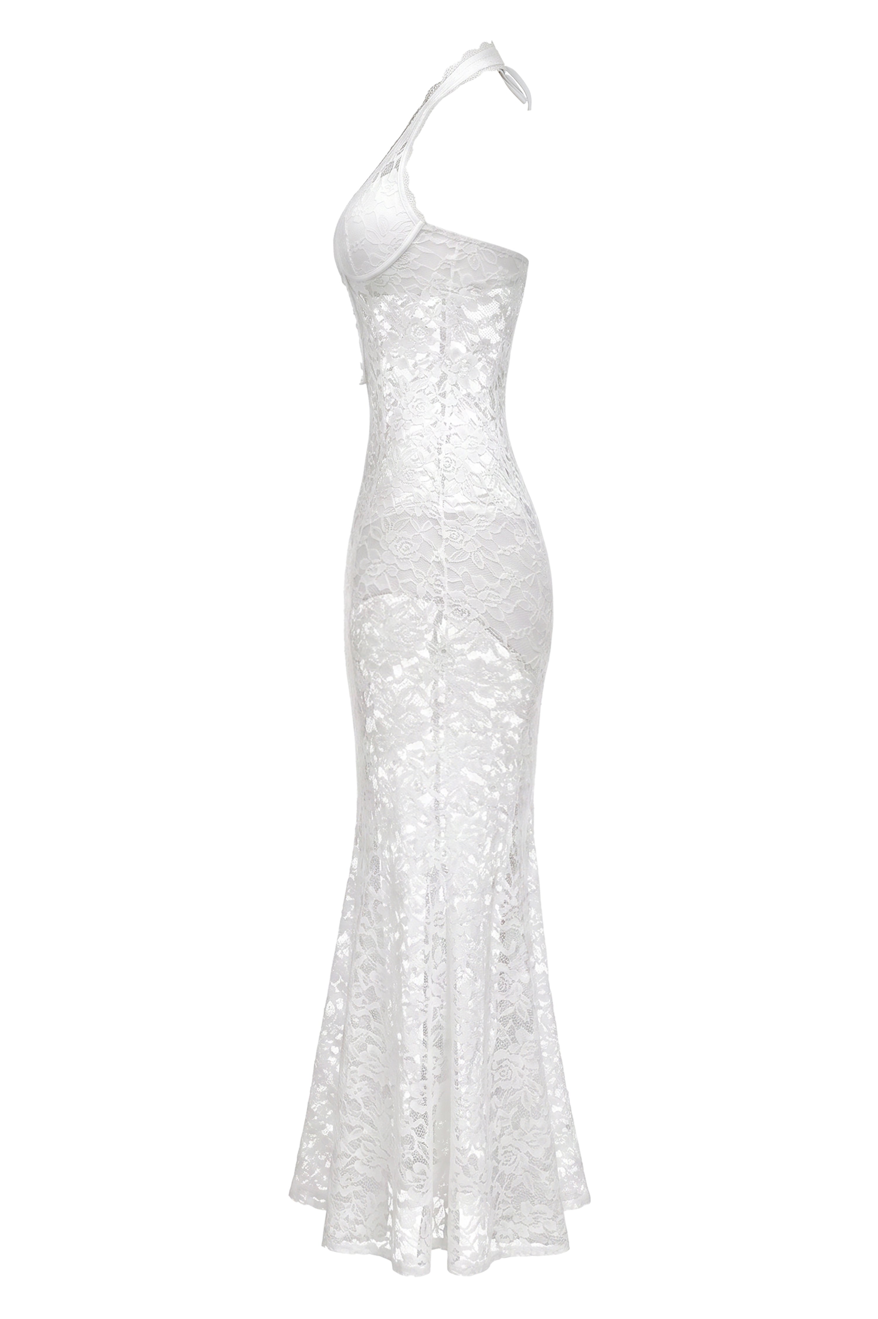Loovay Liora Cover-up Jurk, Kanten Maxi