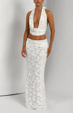 Loovay Marlisse Set, Bloemmotief Maxi