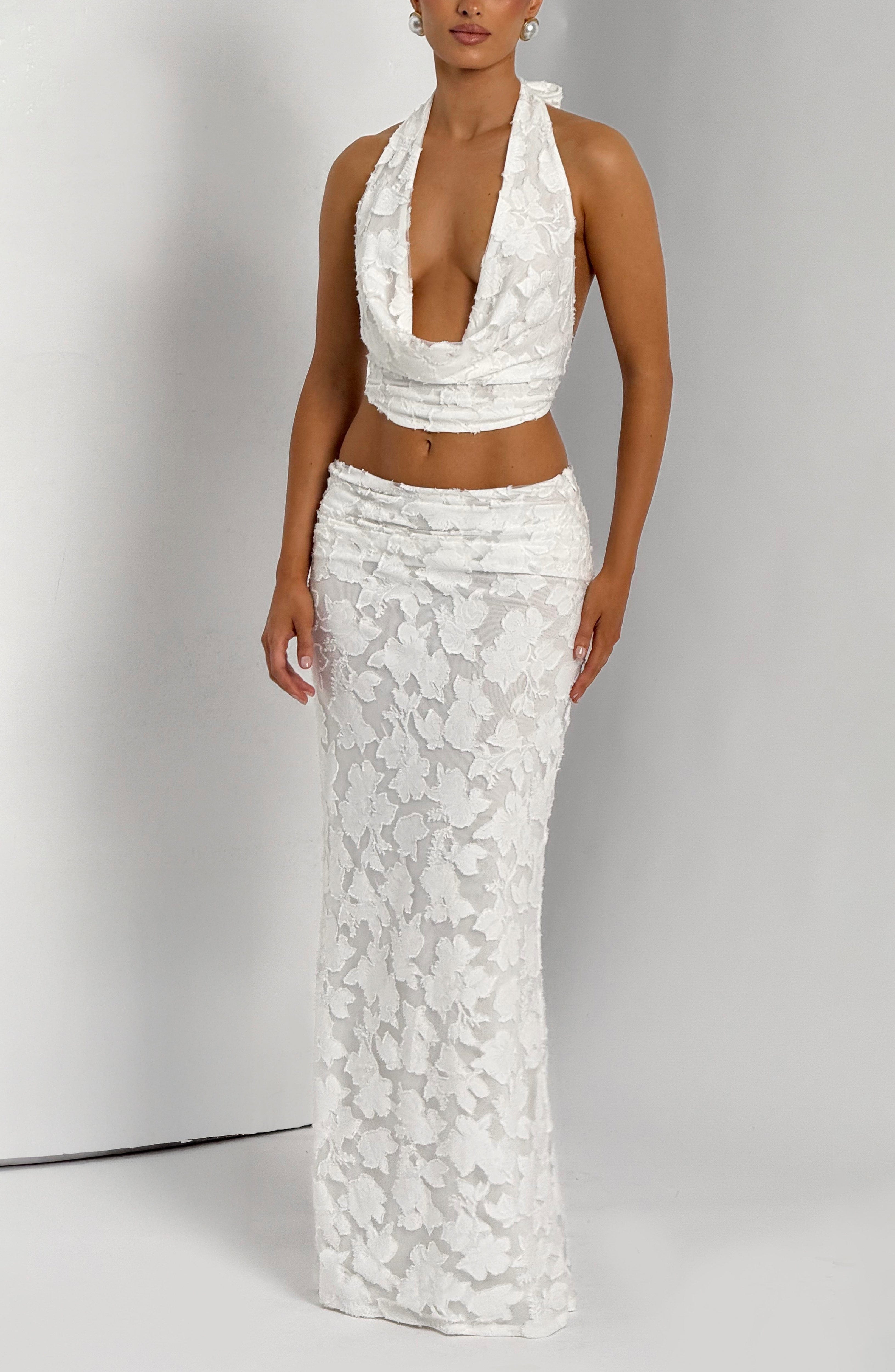 Loovay Marlisse Set, Bloemmotief Maxi