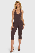 Loovay Cassia, Capri Jumpsuit met Kant