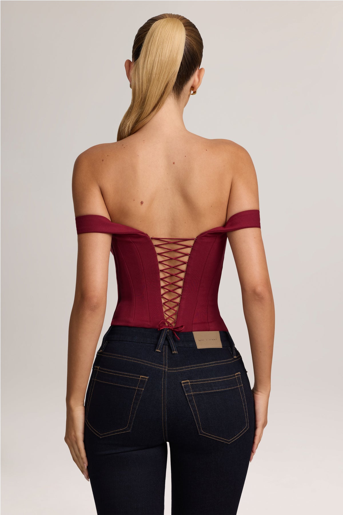 Loovay Avélora Corset Top met Bardot Halslijn