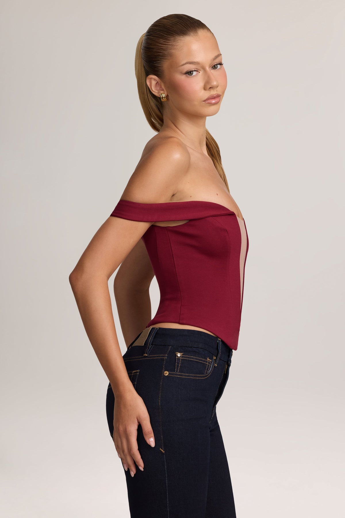 Loovay Avélora Corset Top met Bardot Halslijn