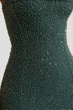 Loovay Noctéa, Strapless Glitter Maxi Jurk