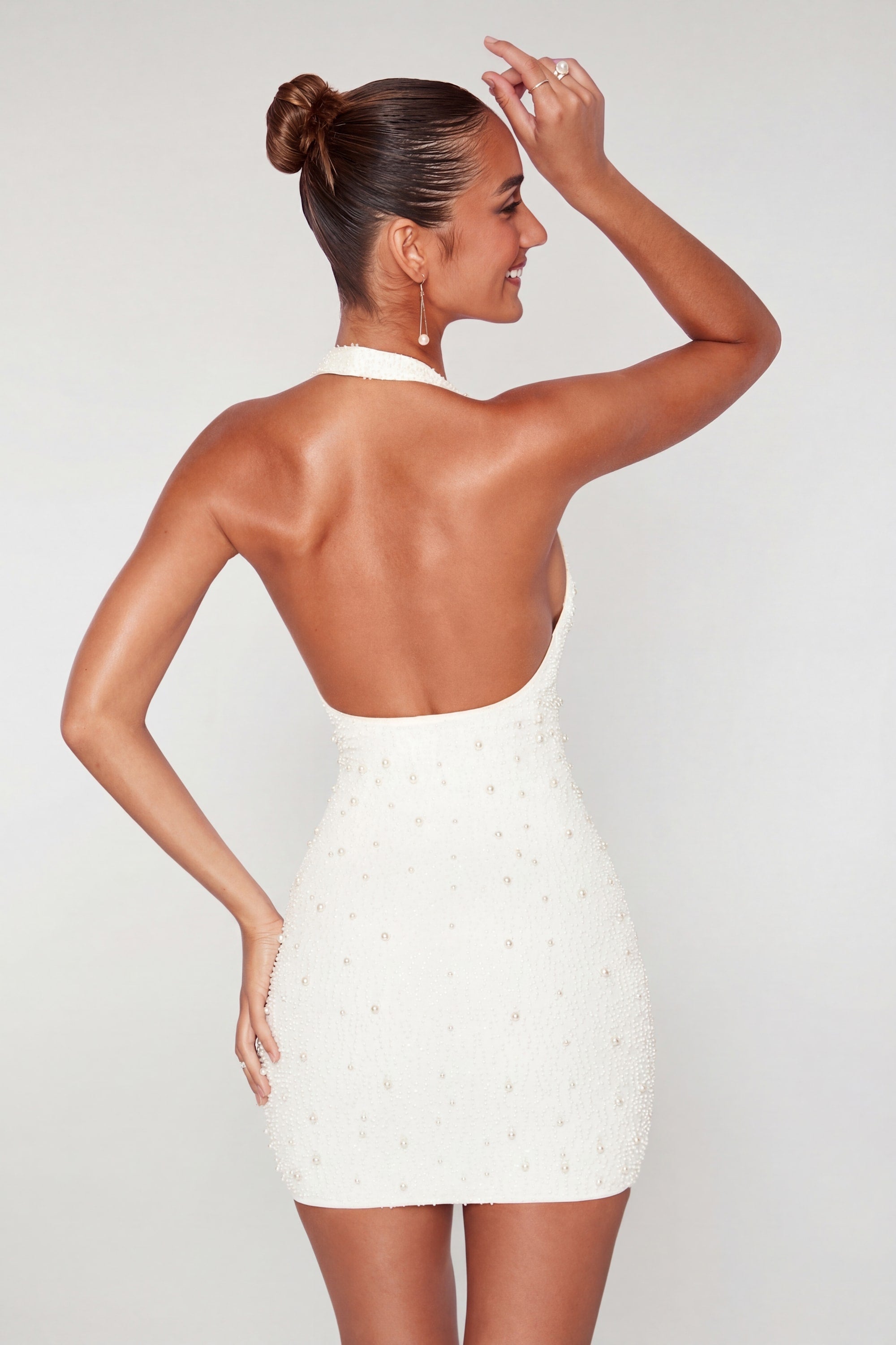 Loovay Versailla Jurk, Halter Pailletten Mini