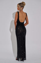 Loovay Luméra Jurk, Glitter Maxi