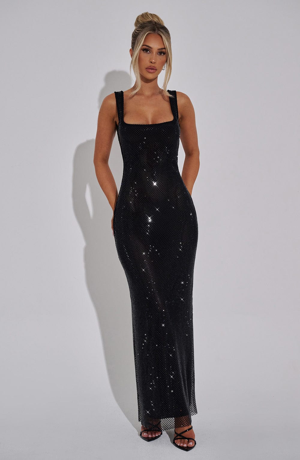 Loovay Luméra Jurk, Glitter Maxi