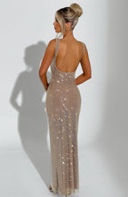 Loovay Luméra Jurk, Glitter Maxi