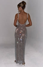 Loovay Luméra Jurk, Glitter Maxi