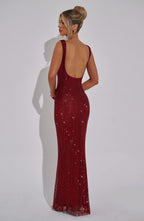 Loovay Luméra Jurk, Glitter Maxi