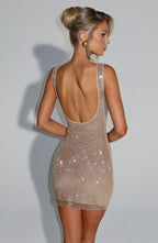 Loovay Luminelle Jurk, Glitter Mini