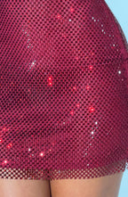Loovay Luminelle Jurk, Glitter Mini