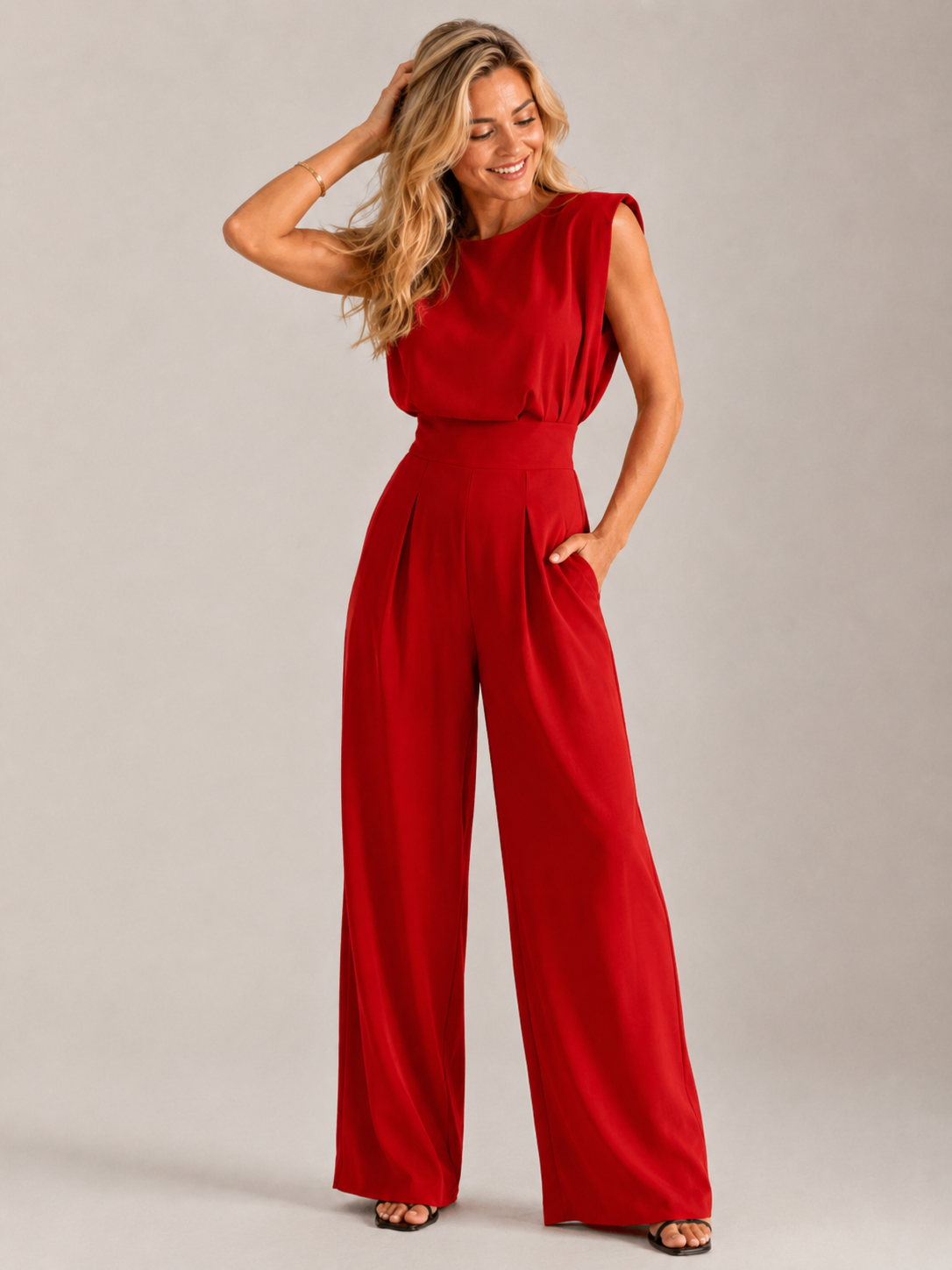 Loovay Veloria Jumpsuit, Hoge Taille