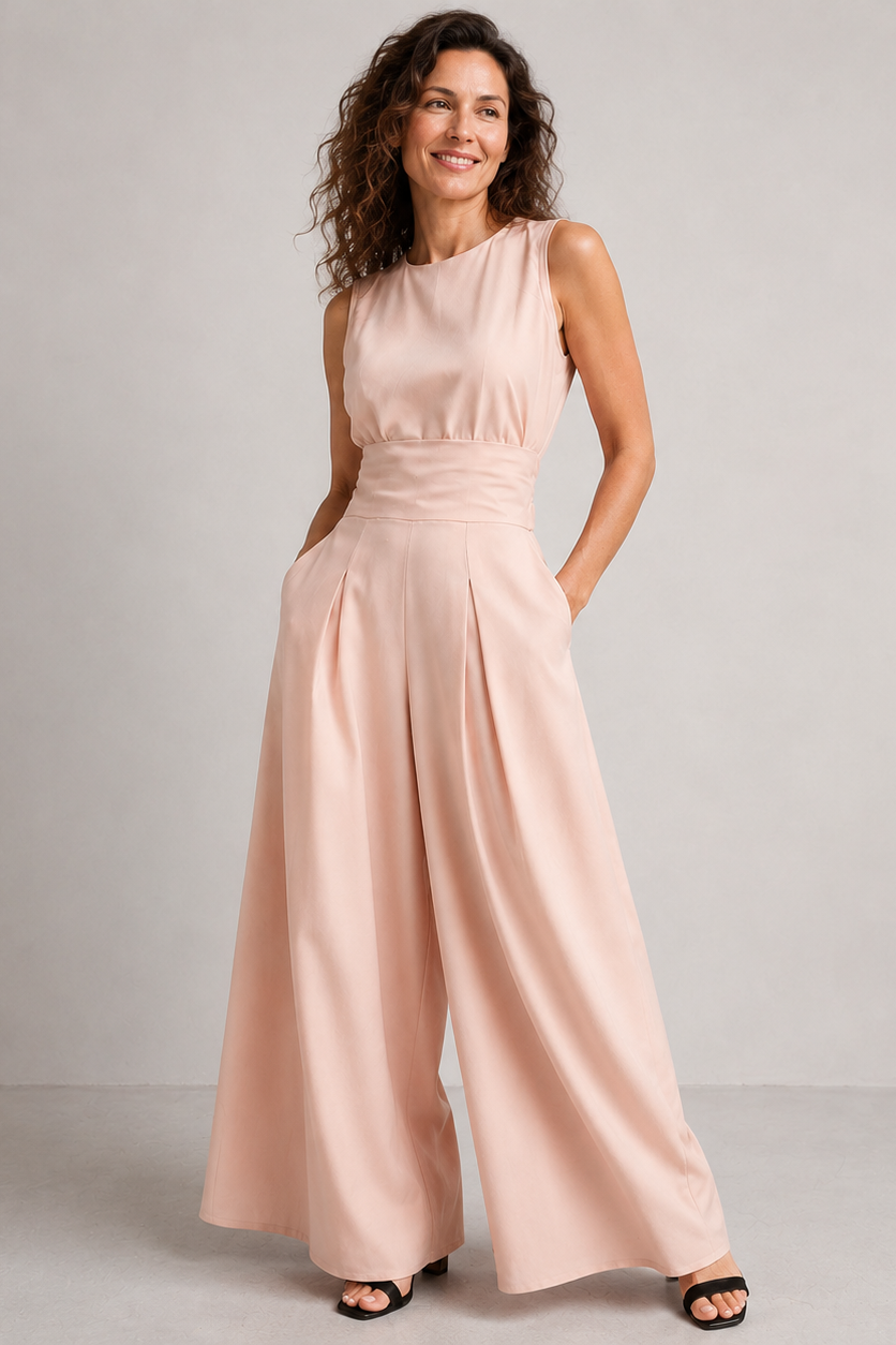 Loovay Dianora, Mouwloos Wide Leg Design