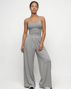 Loovay Lioren Jumpsuit met Wijde Pijpen