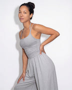 Loovay Lioren Jumpsuit met Wijde Pijpen