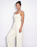 Loovay Lioren Jumpsuit met Wijde Pijpen