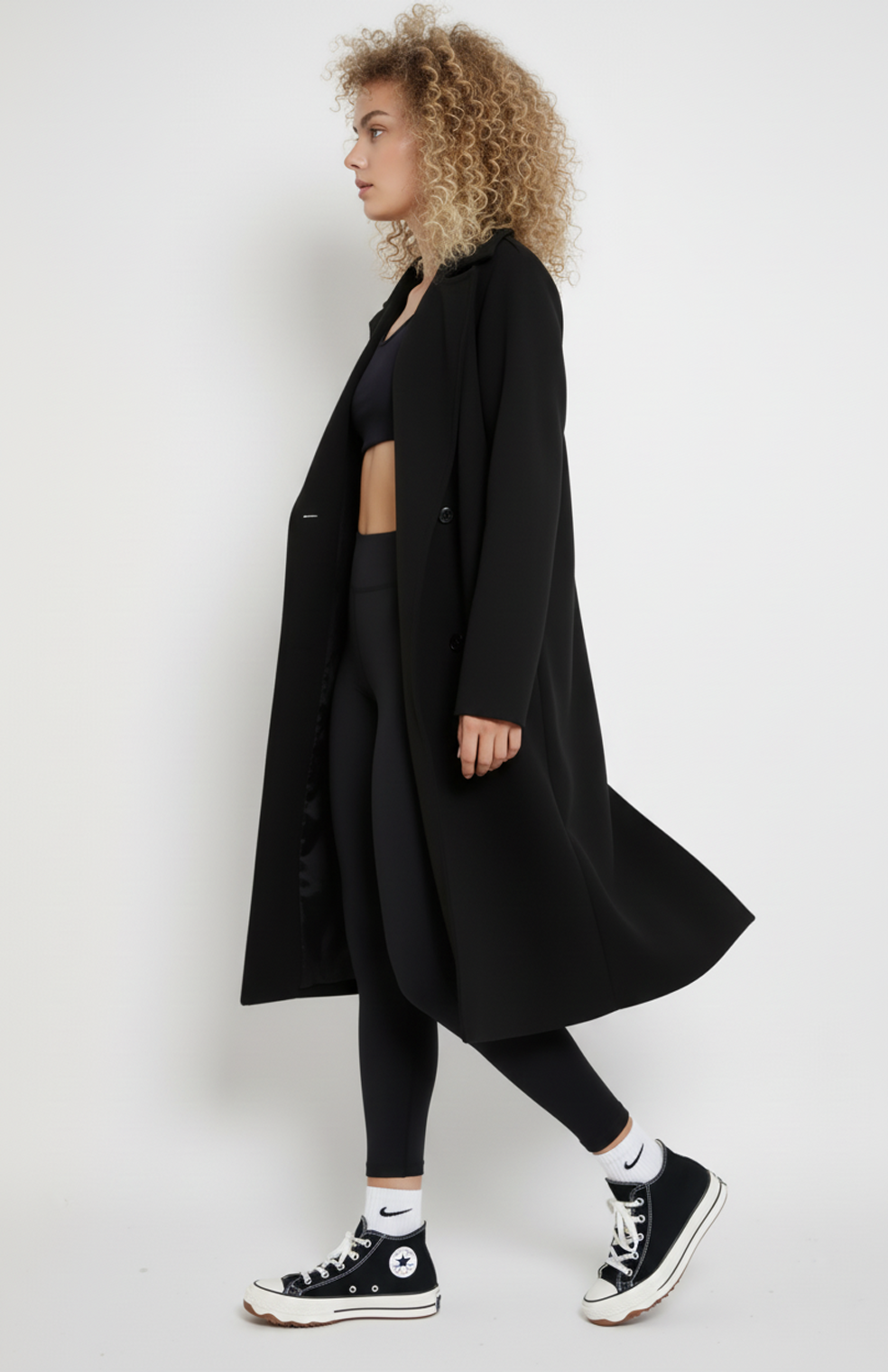 Loovay Ariane Lange Trenchcoat