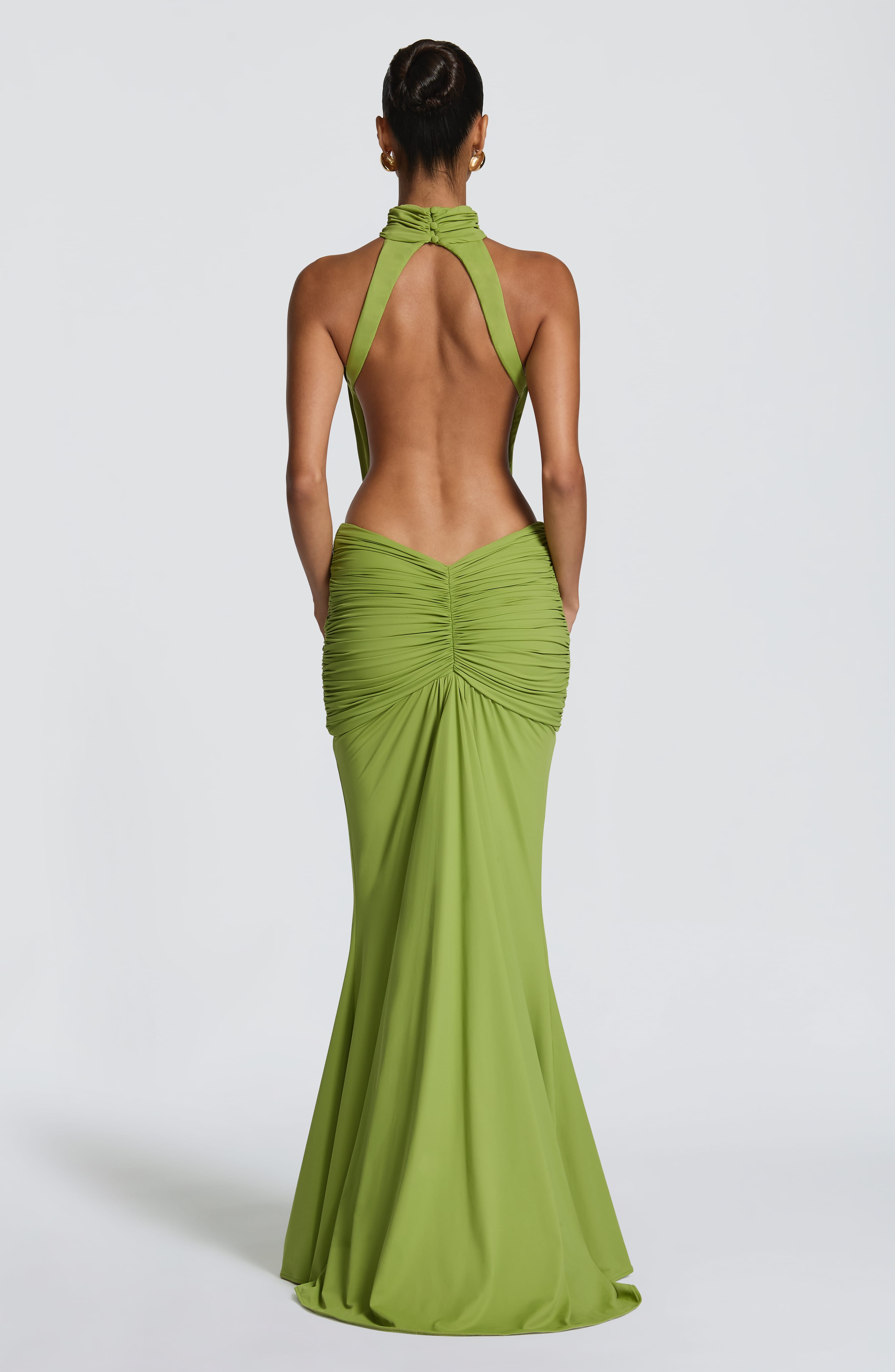 Loovay Josélle Jurk, Open Rug Maxi Design