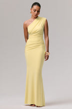 Loovay Soleil Jurk, One Shoulder Maxi