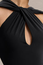 Loovay Éloane Jurk, Halter Cape Maxi