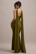 Loovay Éloane Jurk, Halter Cape Maxi