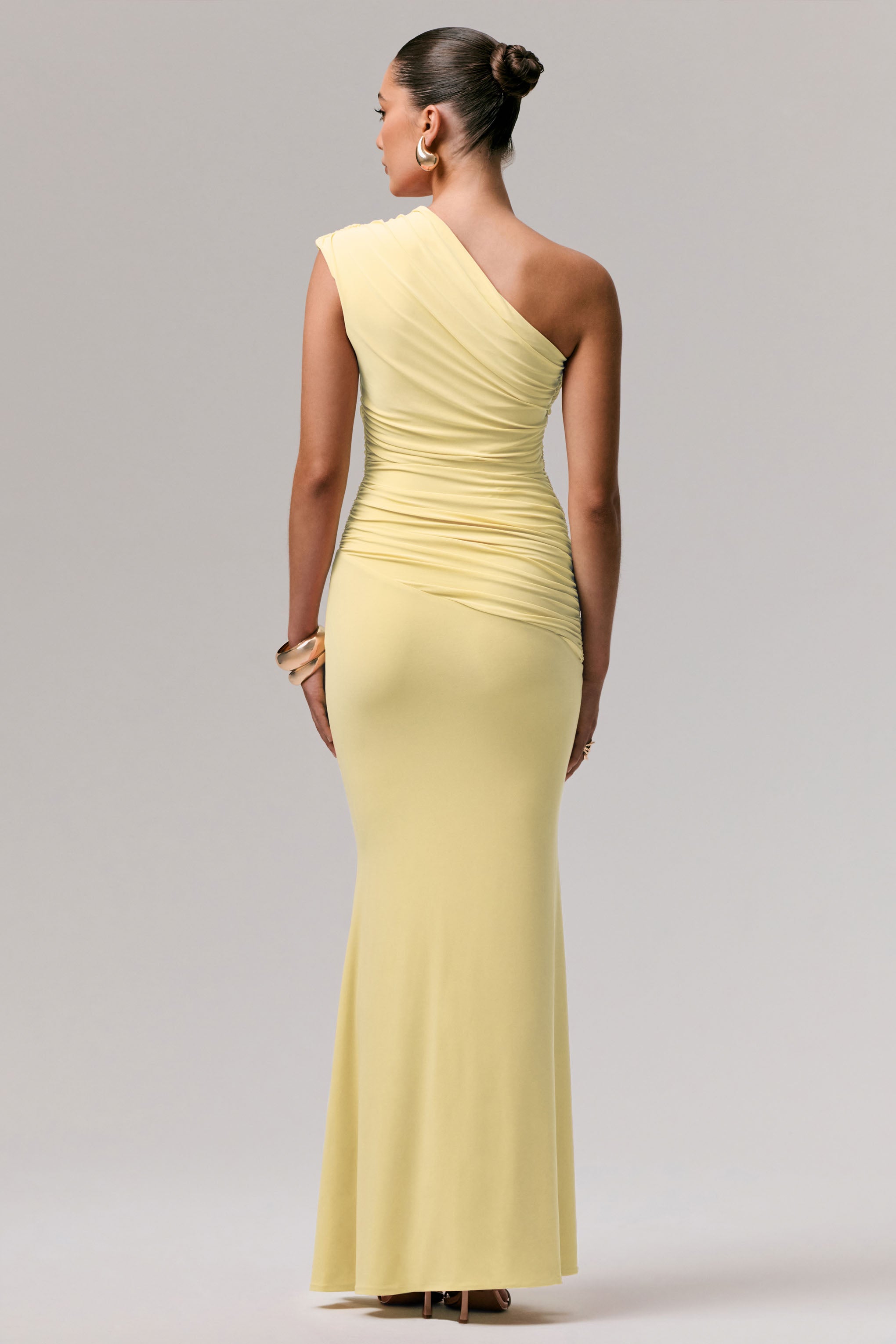Loovay Soleil Jurk, One Shoulder Maxi