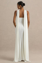 Loovay Éloane Jurk, Halter Cape Maxi