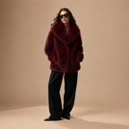 Loovay Veloria Winterjas met Faux-Furlook