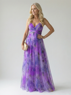 Loovay Elowen, Sweetheart Maxi Jurk in Meerdere Kleuren