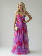 Loovay Elowen, Sweetheart Maxi Jurk in Meerdere Kleuren