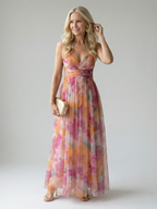 Loovay Elowen, Sweetheart Maxi Jurk in Meerdere Kleuren