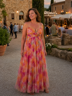 Loovay Elowen, Sweetheart Maxi Jurk in Meerdere Kleuren