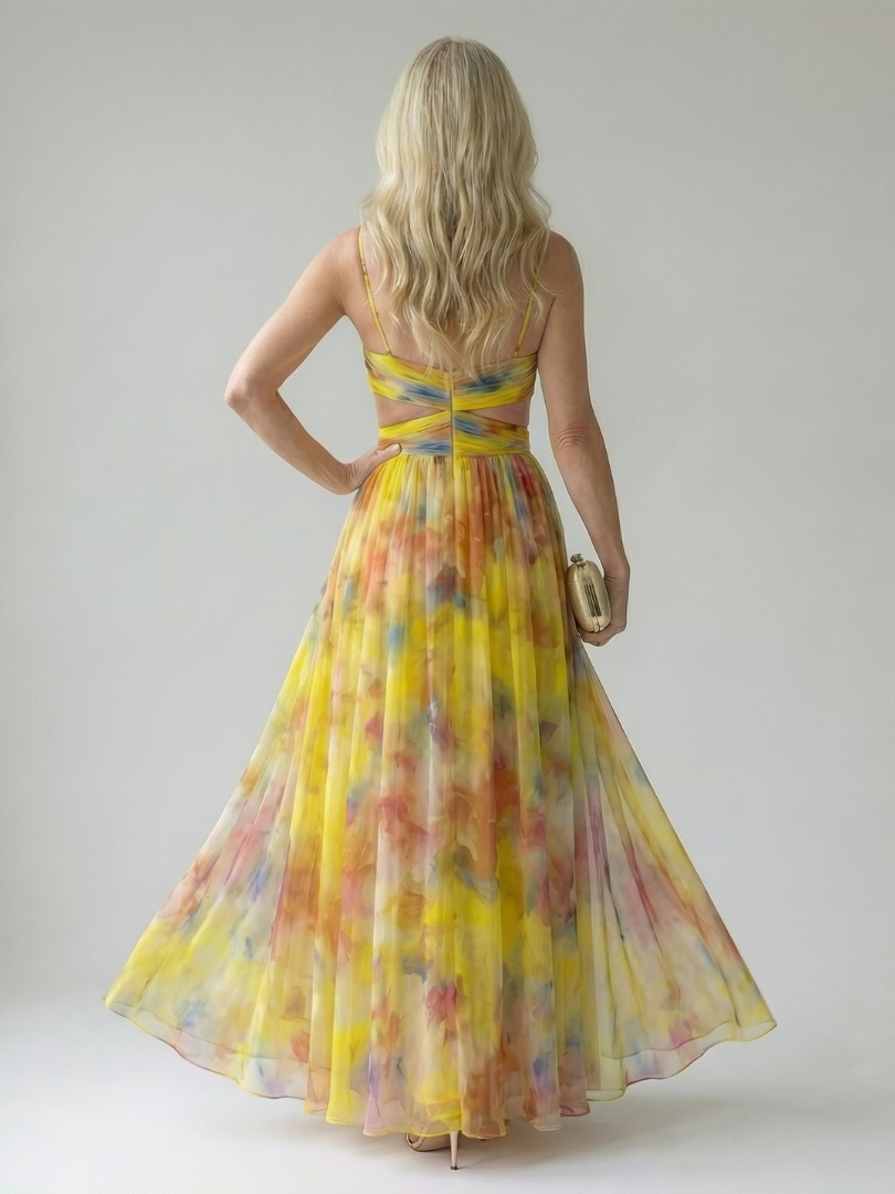 Loovay Elowen, Sweetheart Maxi Jurk in Meerdere Kleuren