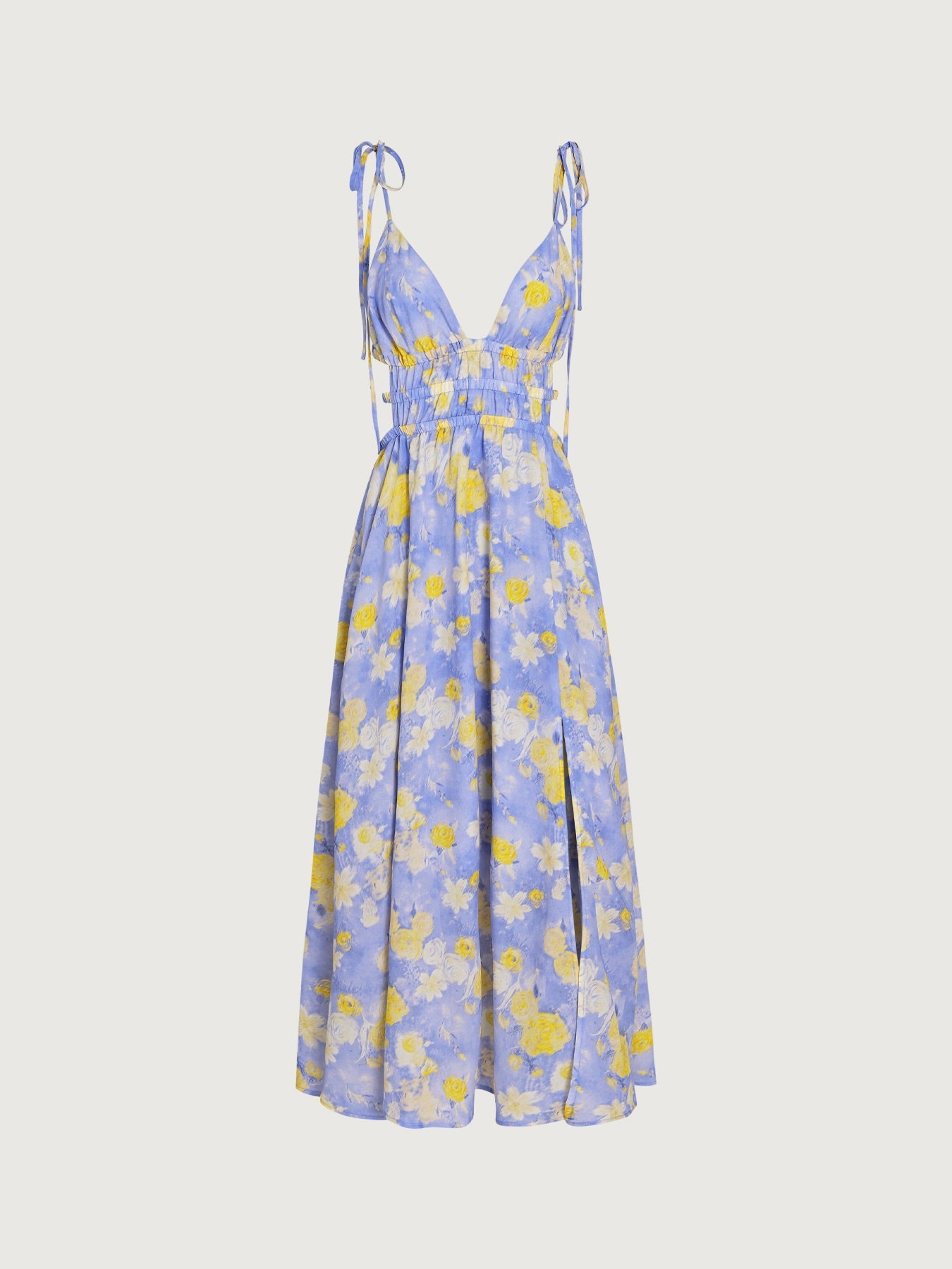 Loovay Soleil, Maxi Strandjurk met Bloemenprint