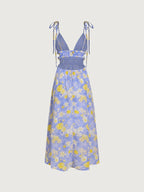 Loovay Soleil, Maxi Strandjurk met Bloemenprint