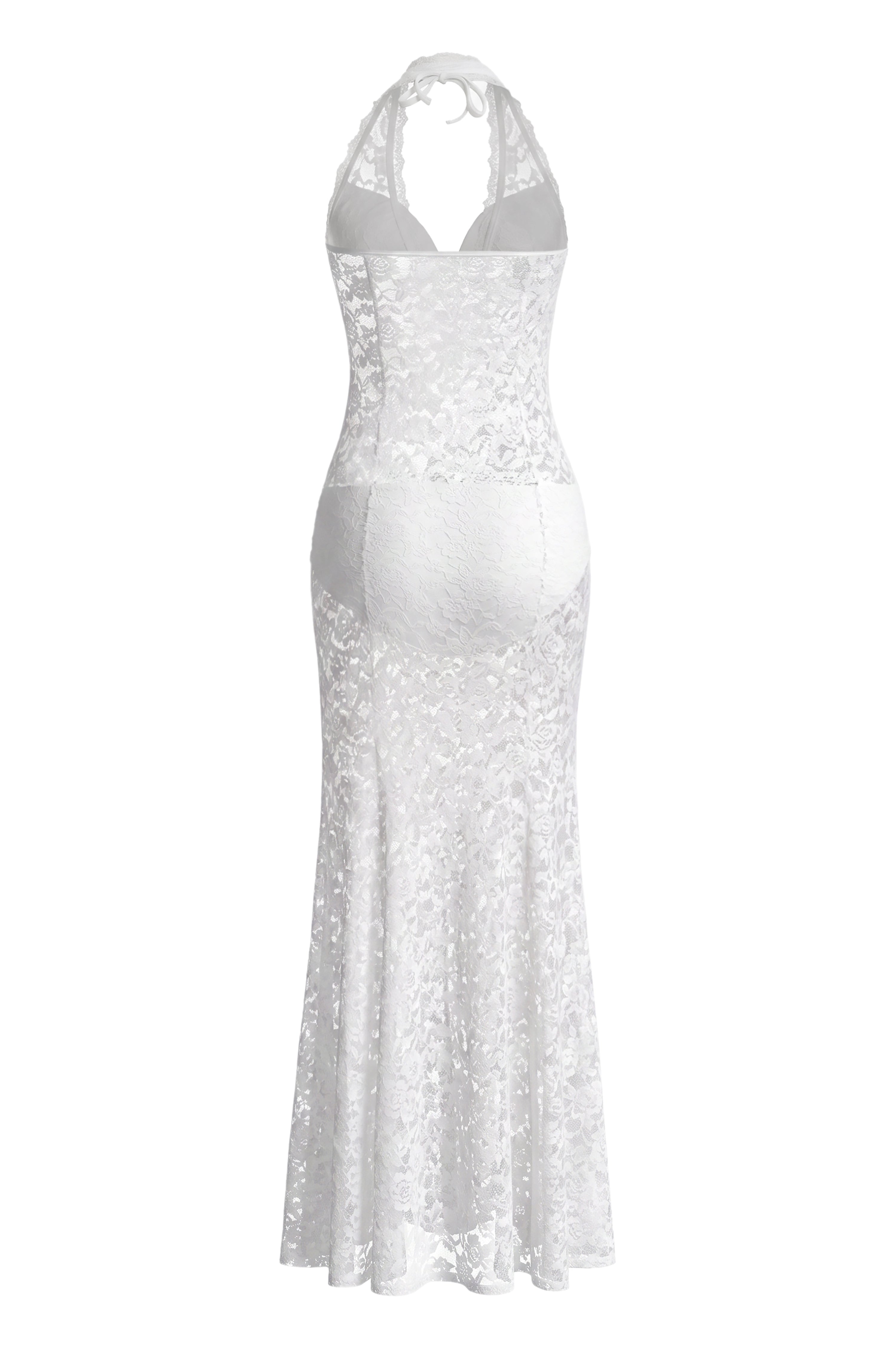 Loovay Liora Cover-up Jurk, Kanten Maxi