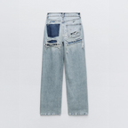 Loovay Denvira Vintage Ripped Jeans, Loose Fit