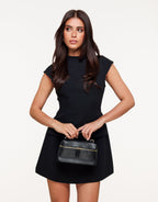 Loovay Valéora Mini Jurk met Hoge Hals